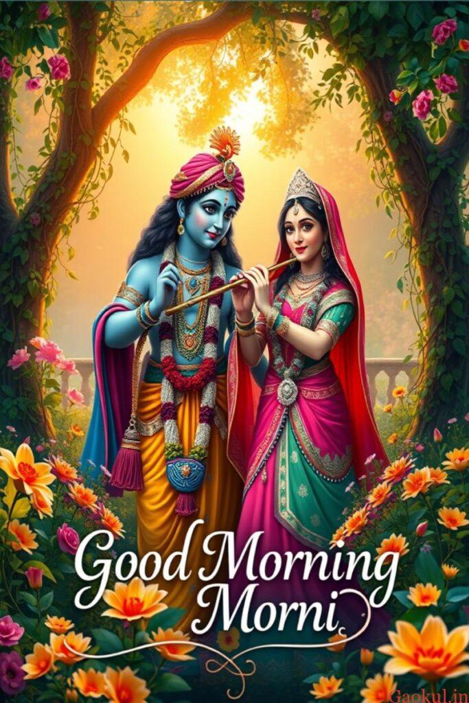 Radha krishna good morning images free download 