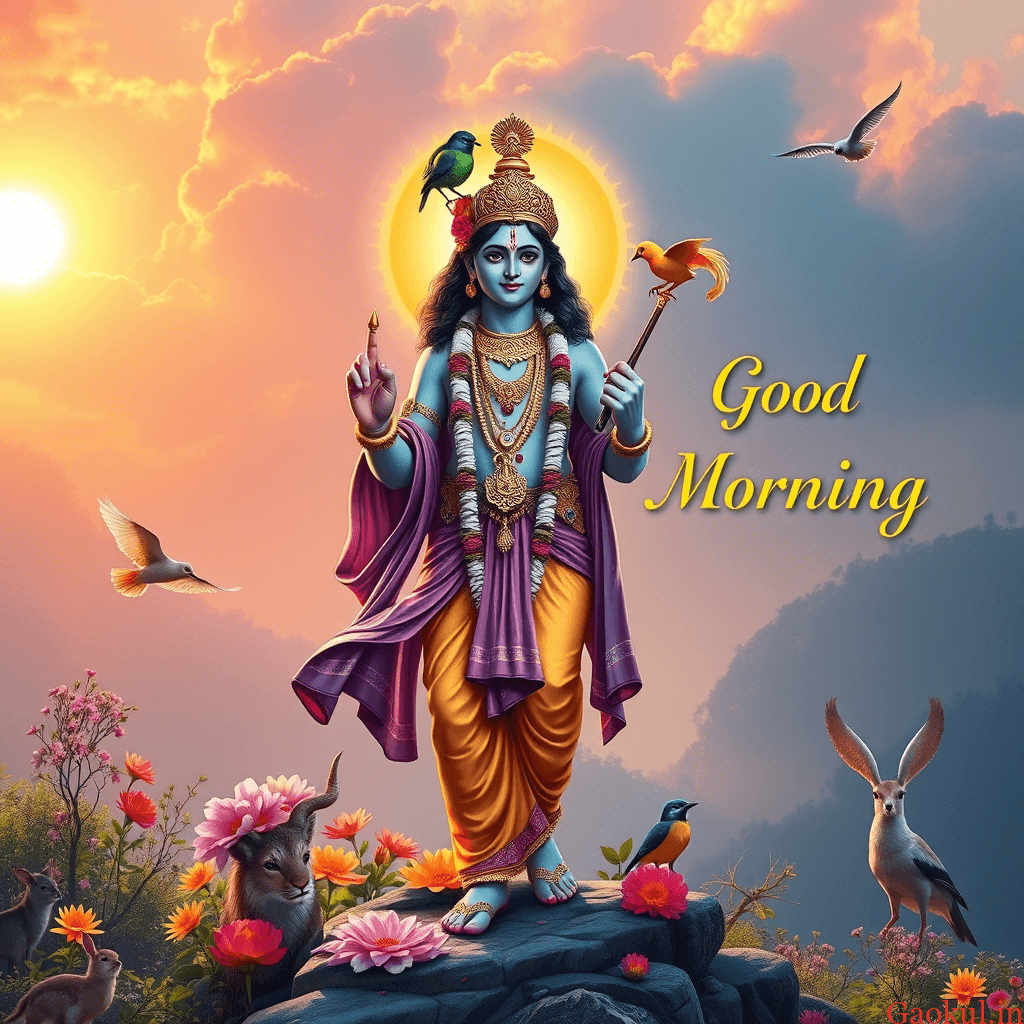 Beautiful good morning images |High resolution images Radha krishna good morning images|HD good morning images download
